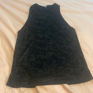 Black camo lululemon tank